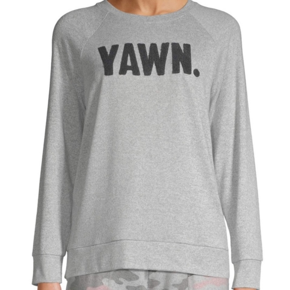 Secret Treasures "YAWN" Graphic Sweatshirt